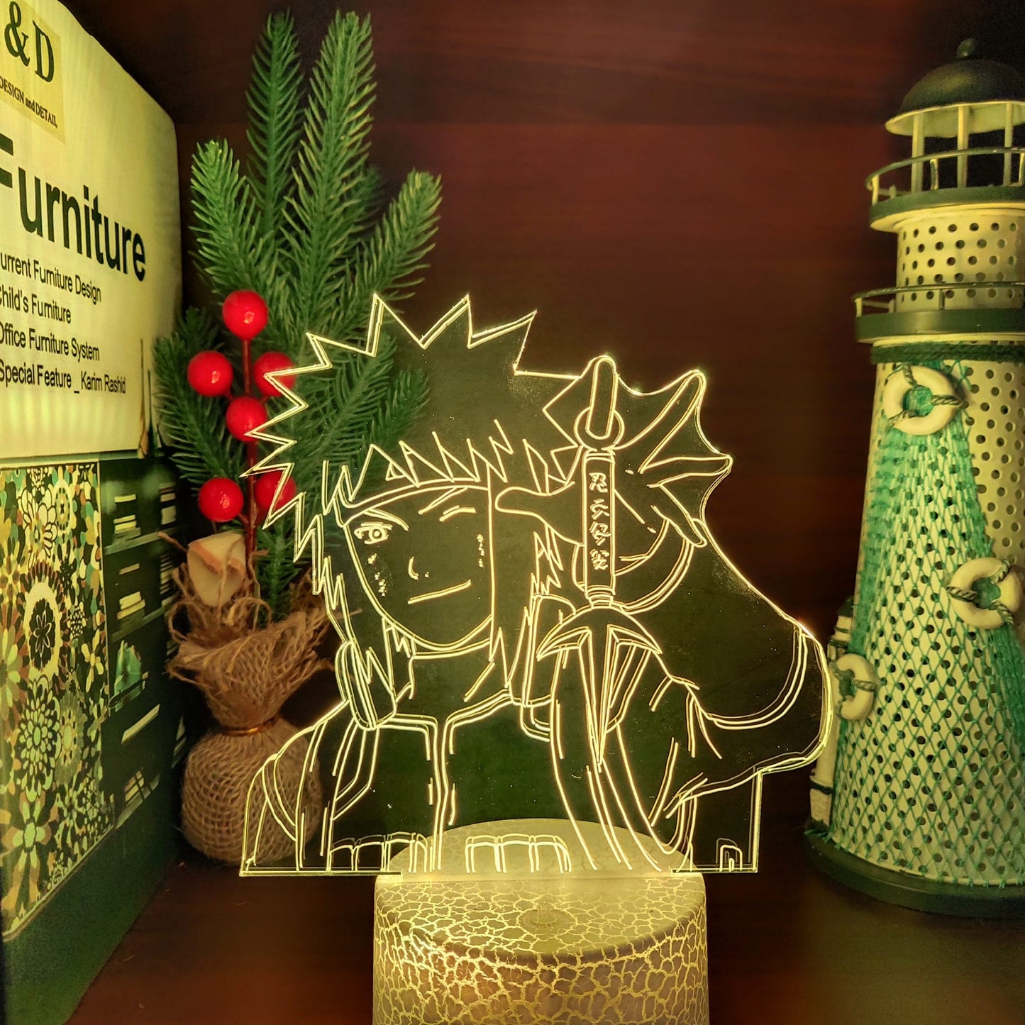 Naruto Minato Namikaze Nachtlampje Nachtlampen