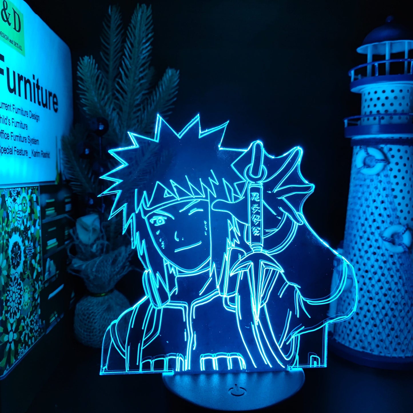 Naruto Minato Namikaze Nachtlampje Nachtlampen