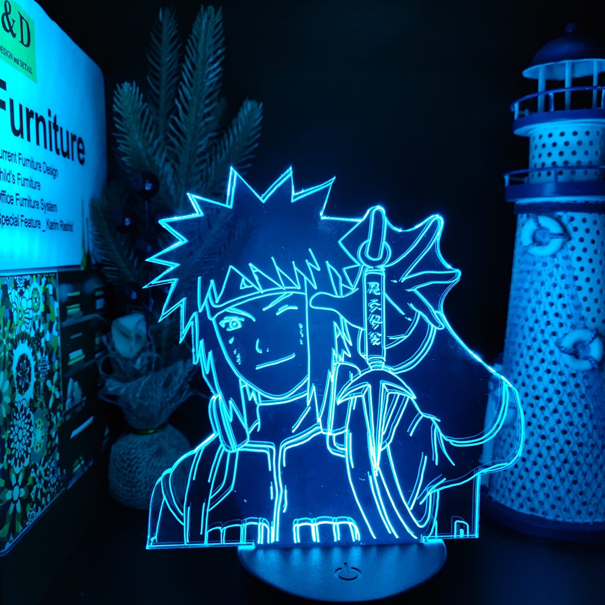 Naruto Minato Namikaze Nachtlampje Nachtlampen
