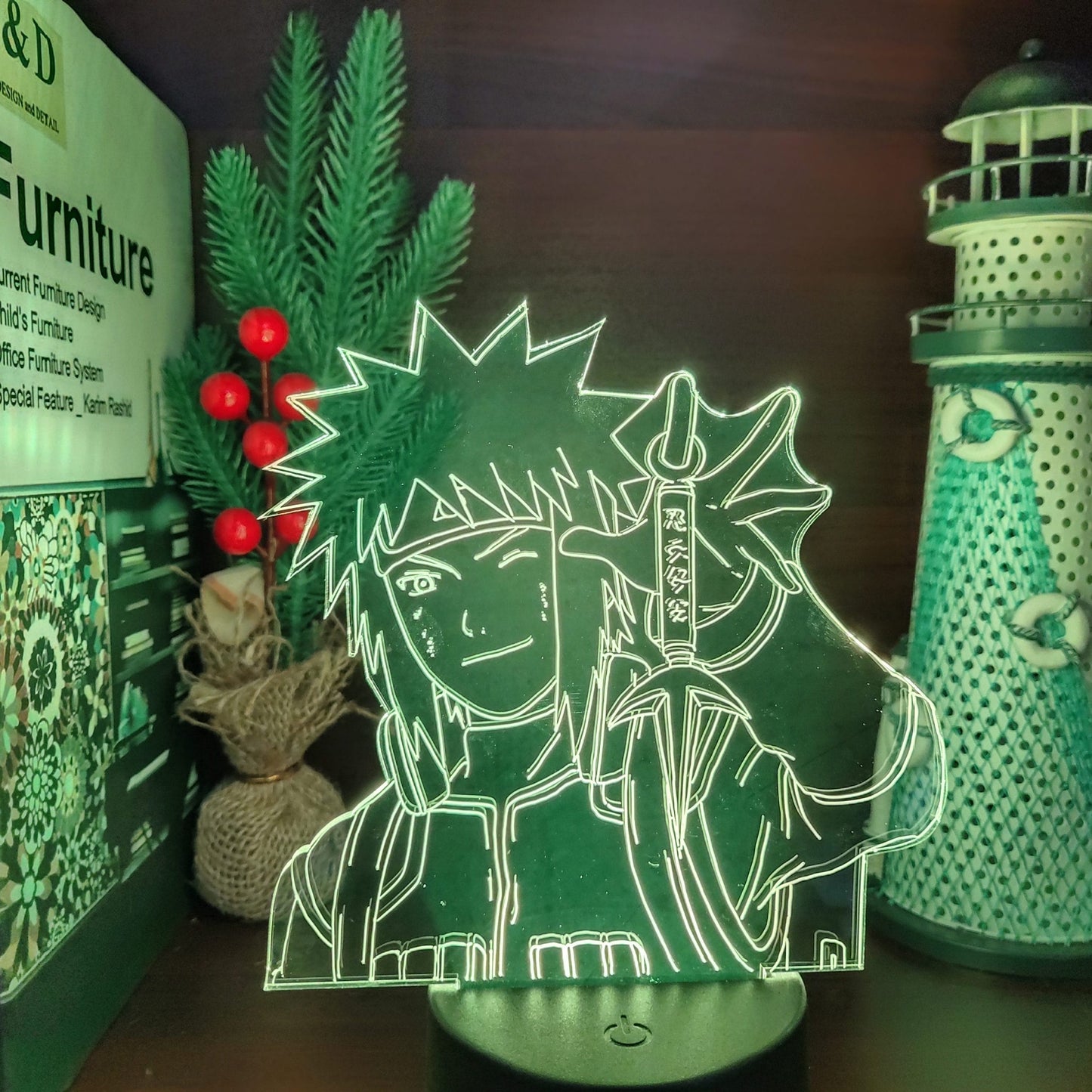 Naruto Minato Namikaze Nachtlampje Nachtlampen