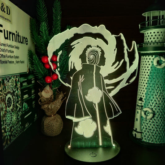 Naruto Obito Uchiha Nachtlampje LED Nachtlampen