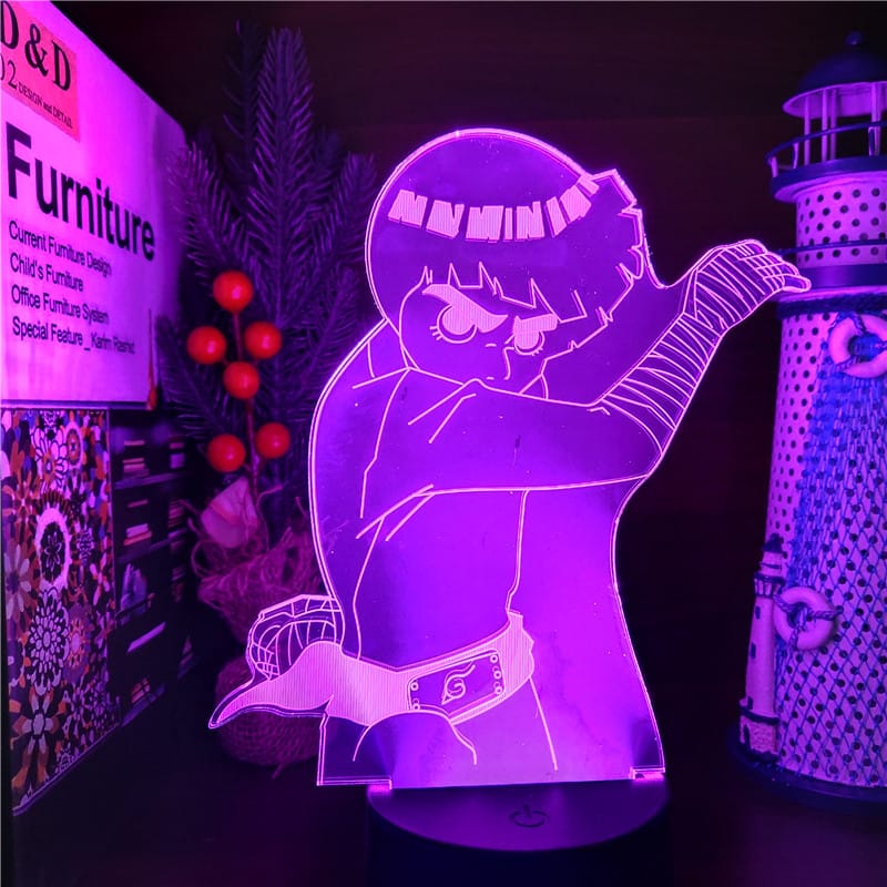 Naruto Rock Lee Nachtlampje Nachtlampen