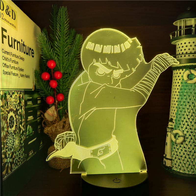Naruto Rock Lee Nachtlampje Nachtlampen