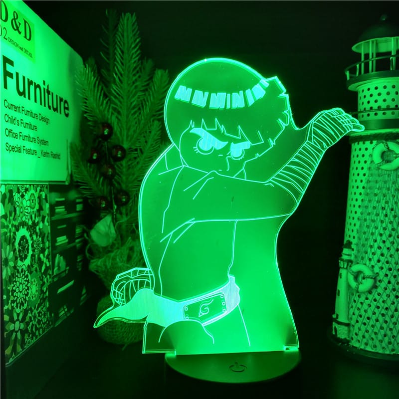 Naruto Rock Lee Nachtlampje Nachtlampen