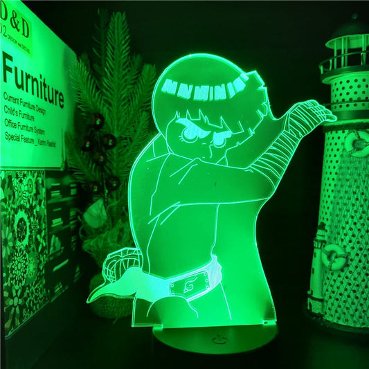 Naruto Rock Lee Nachtlampje Nachtlampen