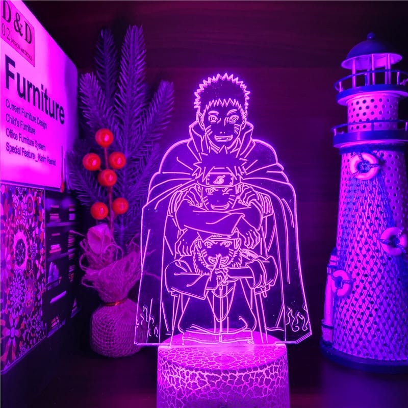 Naruto Shippuden Nachtlampje 22x16x6 cm Volwassen Vorm Nachtlampen
