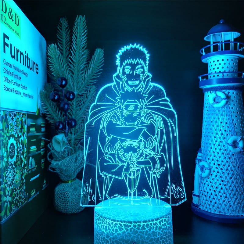 Naruto Shippuden Nachtlampje 22x16x6 cm Volwassen Vorm Nachtlampen