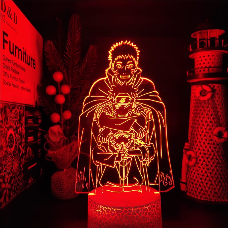 Naruto Shippuden Nachtlampje 22x16x6 cm Volwassen Vorm Nachtlampen