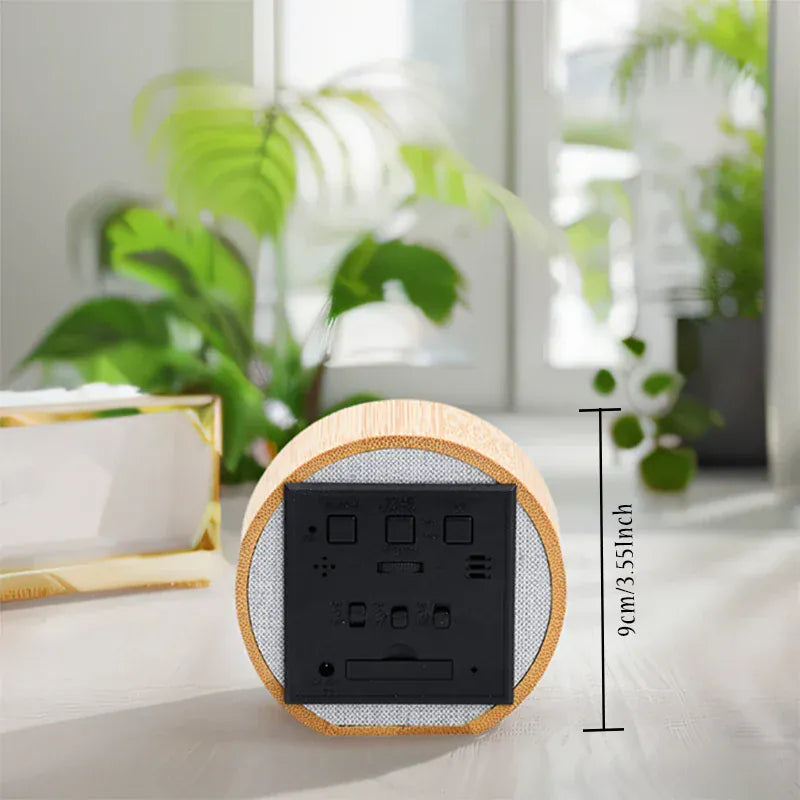 Natuurlijke Bamboe Wekker ZenRise Nachtlampen