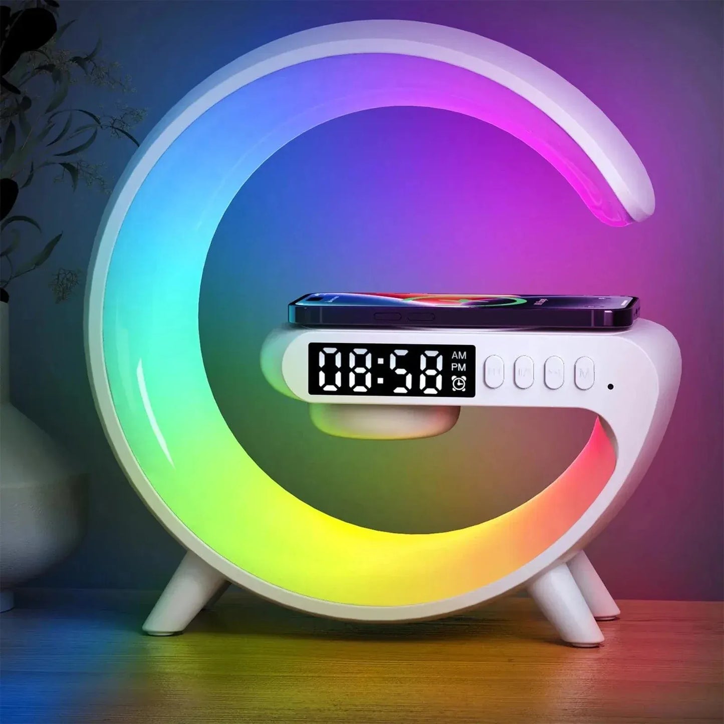 NeoLumi G Slim Nachtlampje Met Bluetooth Speaker En 15W Opladen Nachtlampen
