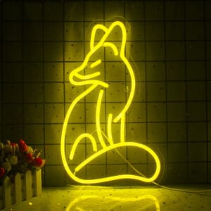Neon Vos Nachtlampje Nachtlampen
