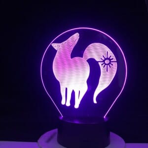Neon Vos Nachtlampje Nachtlampen