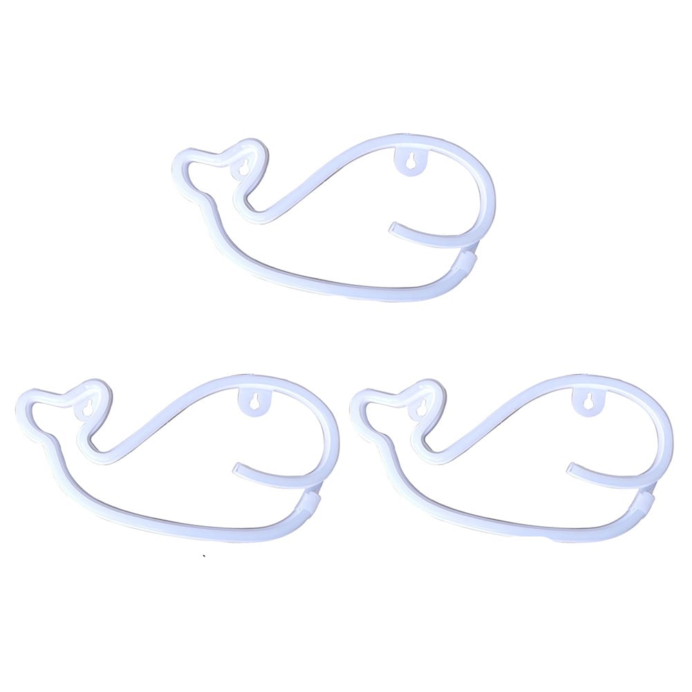 Neon Walvis Nachtlampje 28x14 Nachtlampen