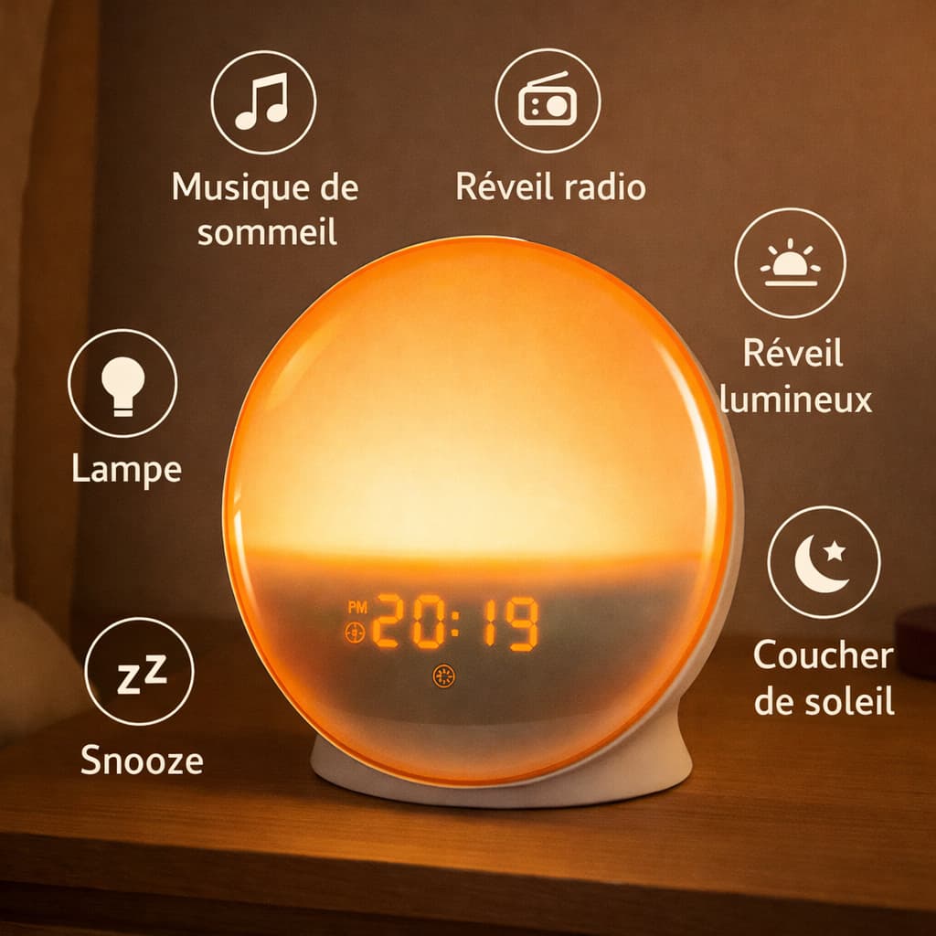 NoctaRise Dageraad Wekker Nachtlampen