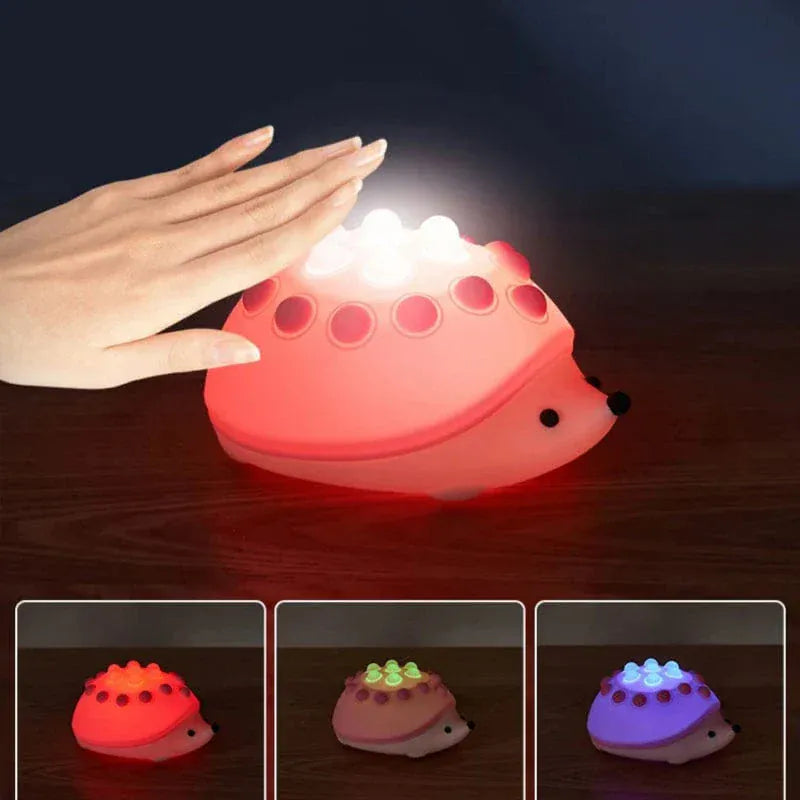 NoctaSpike Egel Nachtlampje Siliconen BPA-Vrij Voor Kinderen Nachtlampen