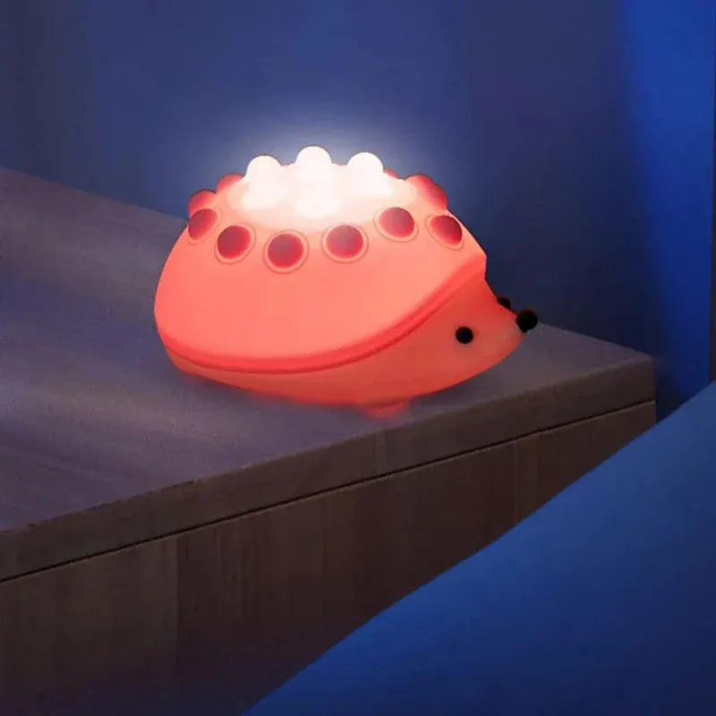 NoctaSpike Egel Nachtlampje Siliconen BPA-Vrij Voor Kinderen Nachtlampen