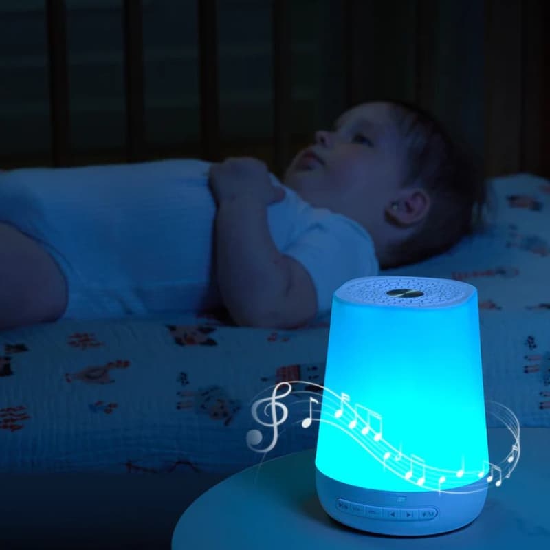 NoisyLight Witgeluidslamp Slaaplamp Nachtlampen