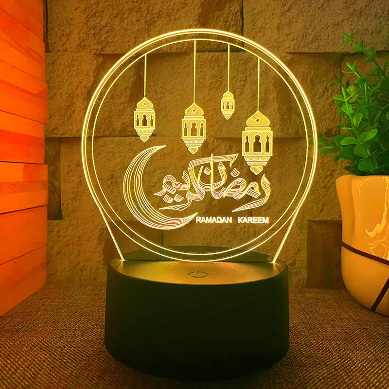 NoorRamadan Islamitische Ramadan Nachtlampje Met Acrylplaat Nachtlampen