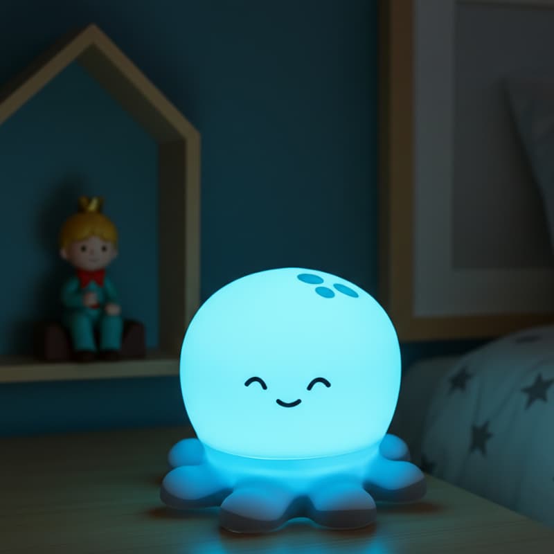 OctoDream Meerkleurig Nachtlampje Nachtlampen