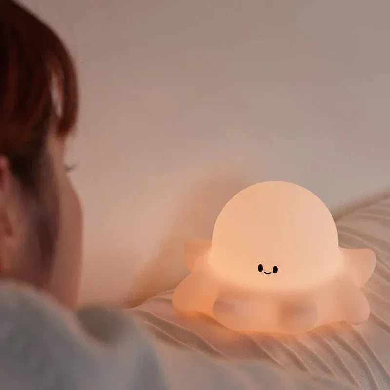 OctoGlow Siliconen Nachtlampje Nachtlampen