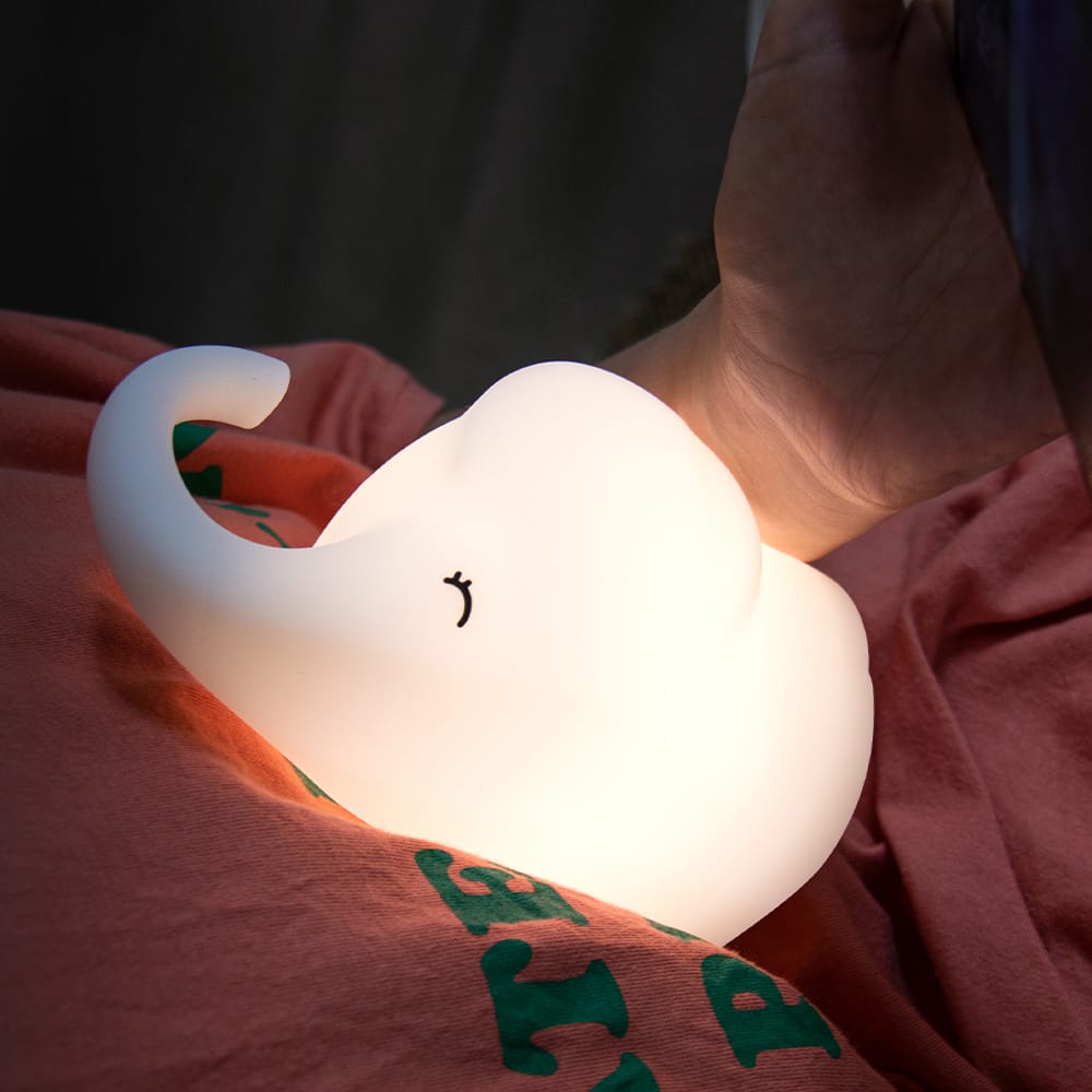 Olifant Nachtlampje Kind 15x8x9cm Nachtlampen