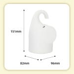 Olifant Nachtlampje Kind 15x8x9cm Nachtlampen