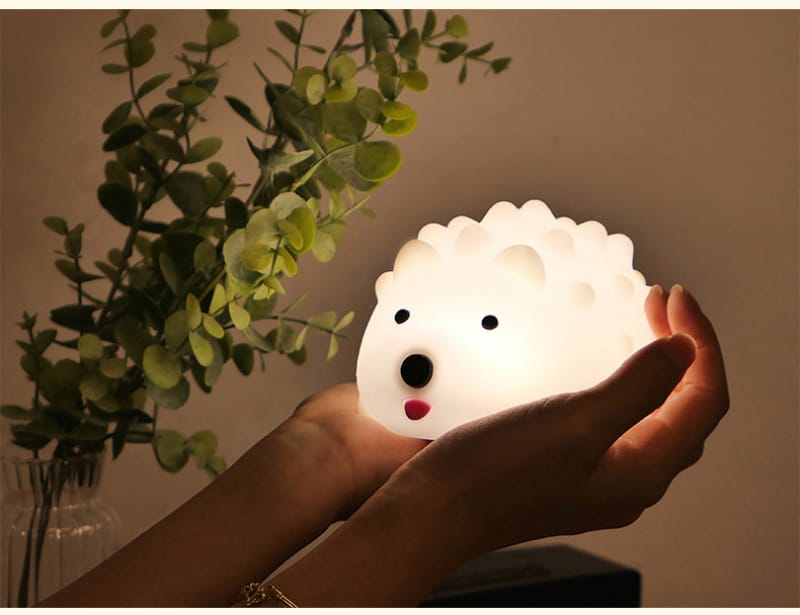 Oplaadbaar siliconen egel lampje Nachtlampen
