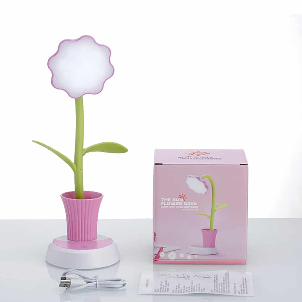 Oplaadbare Bloemvormige Nachtlamp Nachtlampen