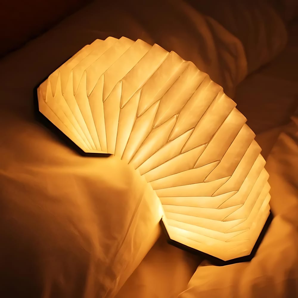 Opvouwbaar Accordeon LED Nachtlampje Voor Slaapkamer Nachtlampen