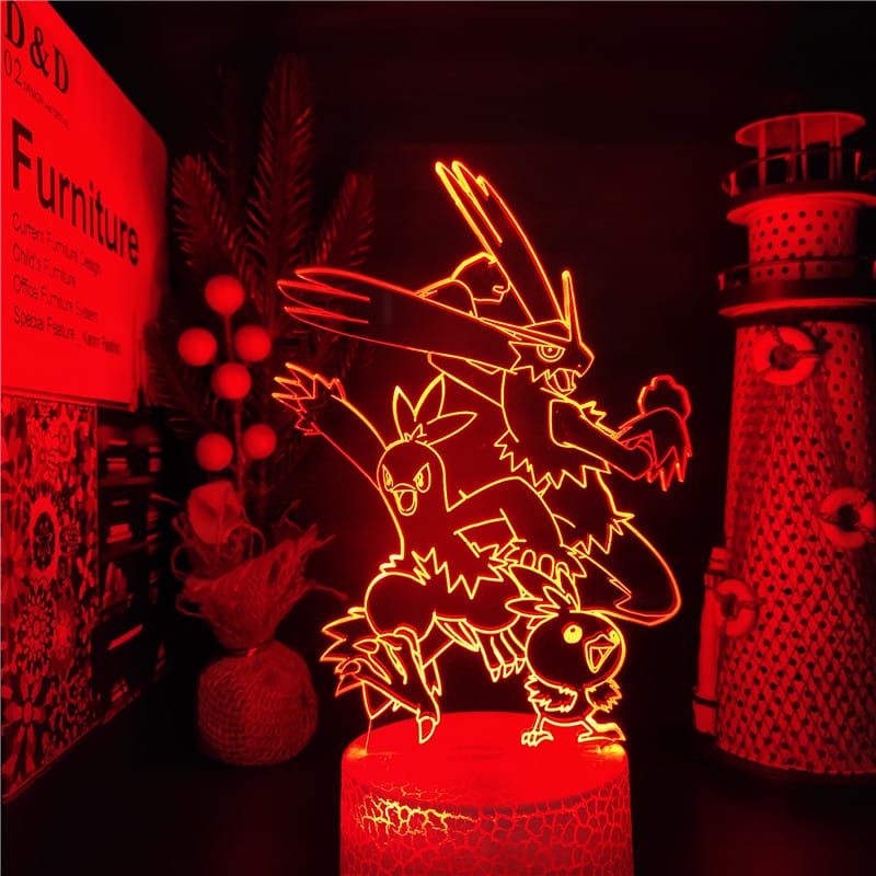 Oranje Charmander Nachtlampje Nachtlampen