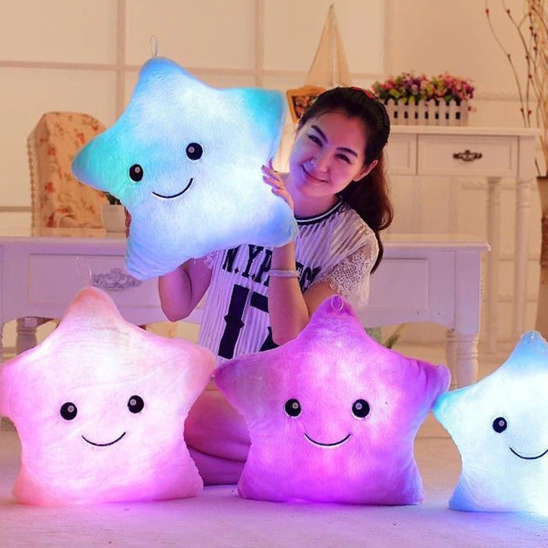Paarse LED Knuffelster Nachtlampje Nachtlampen
