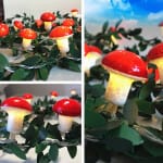 Paddenstoel LED Lichtsnoer M 3m Nachtlampen