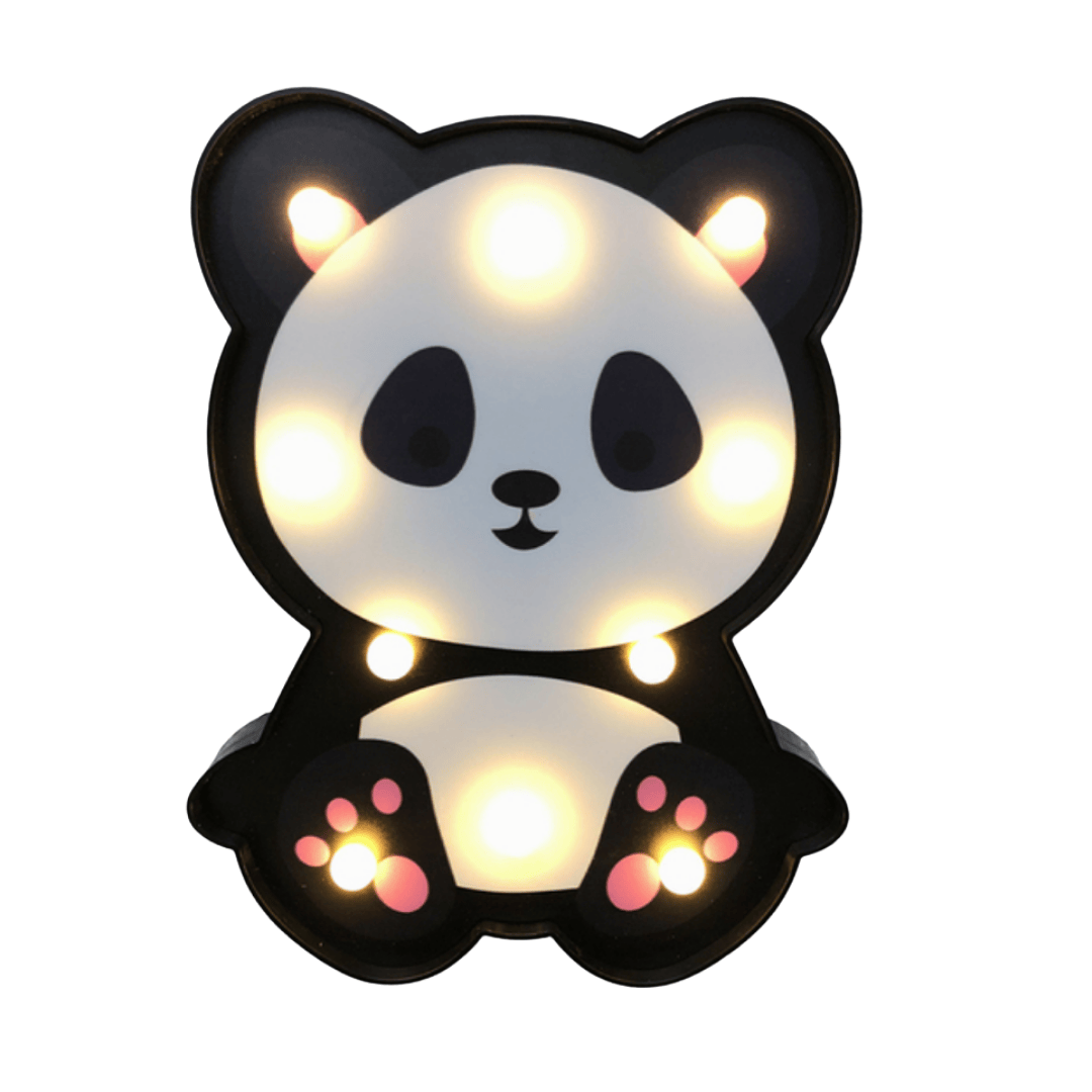 Panda Nachtlampje voor Kinderkamer LED Wanddecoratie Nachtlampen