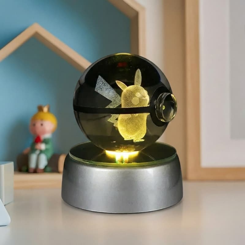 Pikachu 3D Nachtlampje Voor Kinderen Met Warm Licht Nachtlampen