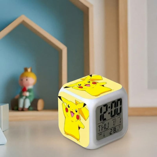 Pikachu Wekker PikaRise 8 cm Nachtlampen