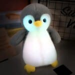 Pinguïn Knuffel Nachtlampje Zwart-Wit S 23 cm Nachtlampen