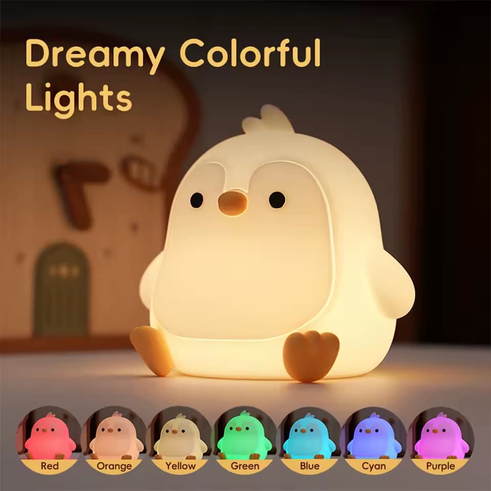 Pinguïn Nachtlampje Baby PingoLight Nachtlampen