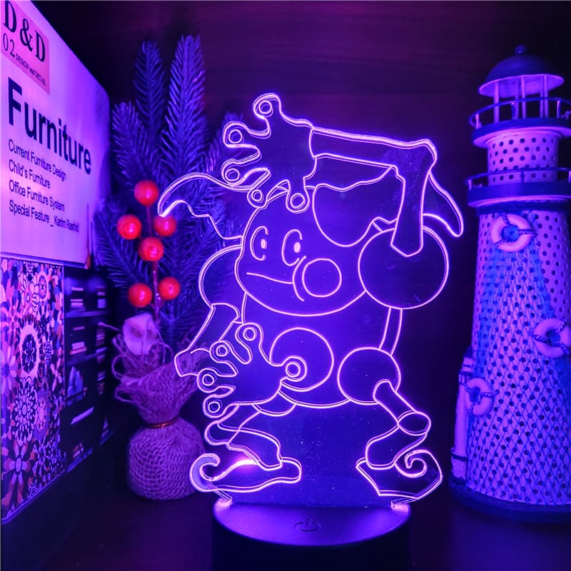 Pokémon Mr. Mime Nachtlampje 22x16x6 cm Kinderkamer Nachtlampen