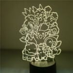 Pokémon Sinnoh Starter Nachtlampje Nachtlampen