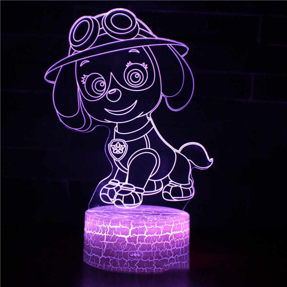 Puppy Nachtlampje 15x12x12 cm Nachtlampen