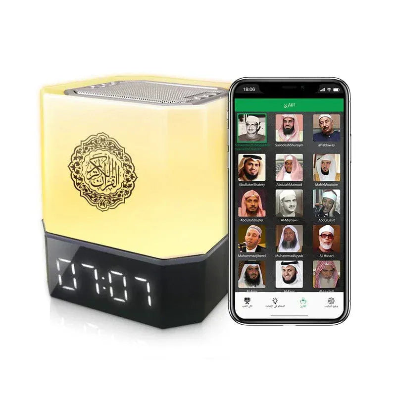 QuraCall Koran Adhan Nachtlampje Met Bluetooth En 7 Kleuren LED Nachtlampen