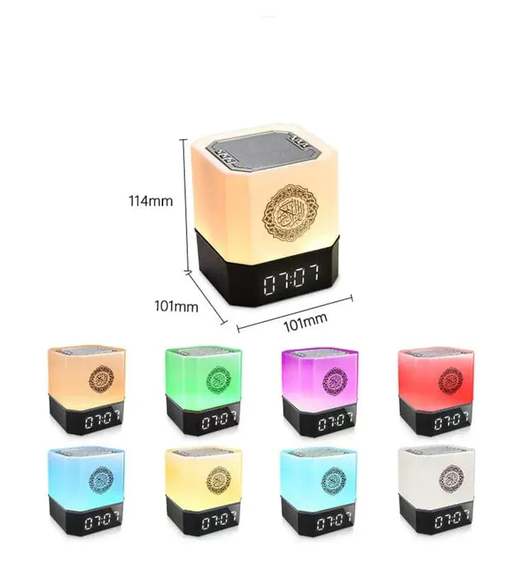 QuraCall Koran Adhan Nachtlampje Met Bluetooth En 7 Kleuren LED Nachtlampen