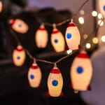 Raket LED Kinderkamer Lichtsnoer Nachtlampen