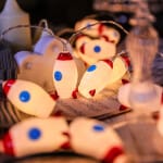 Raket LED Kinderkamer Lichtsnoer Nachtlampen