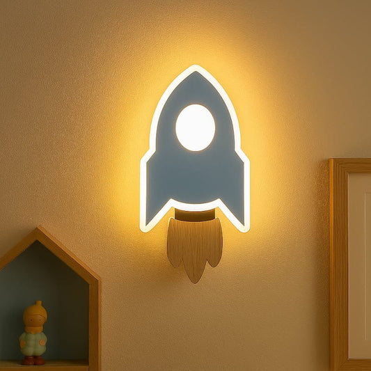 Raket Wandnachtlampje Grijs Nachtlampen