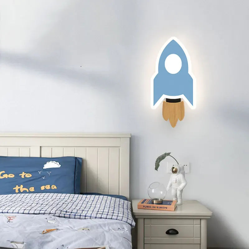 Raket Wandnachtlampje Grijs Nachtlampen