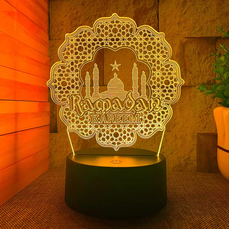 Ramadan 3D Nachtlamp RamaQura Nachtlampen