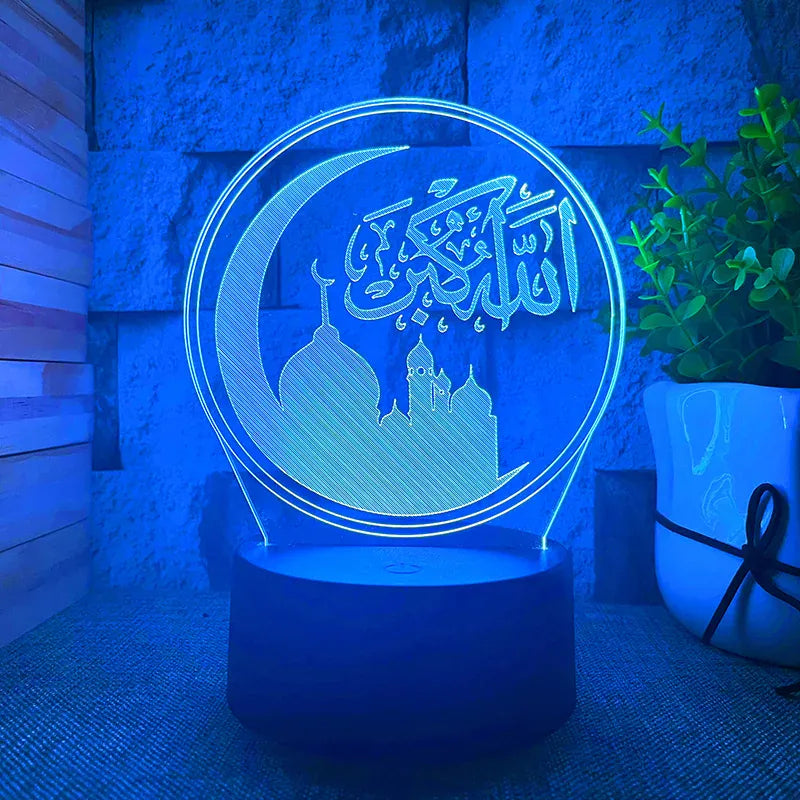 Ramadan 3D Nachtlampje IslaQura Nachtlampen