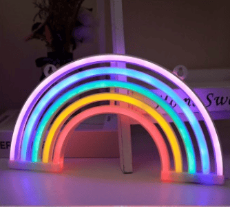 Regenboog LED Lamp 30x17 cm Nachtlampen