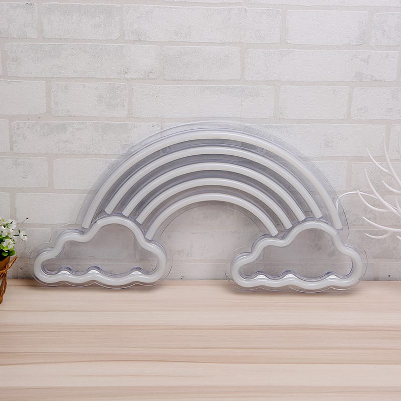 Regenboog Neon Wandlamp 40x20x20 Nachtlampen